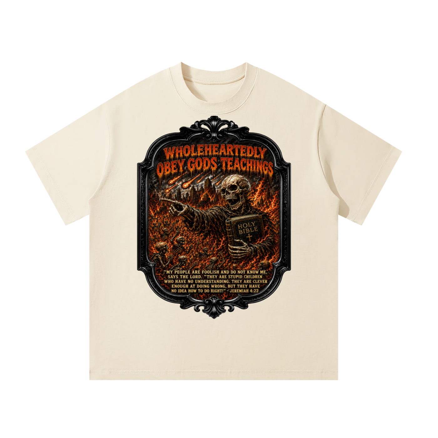 wholeheartedly Obey Gods teachings  T-Shirt