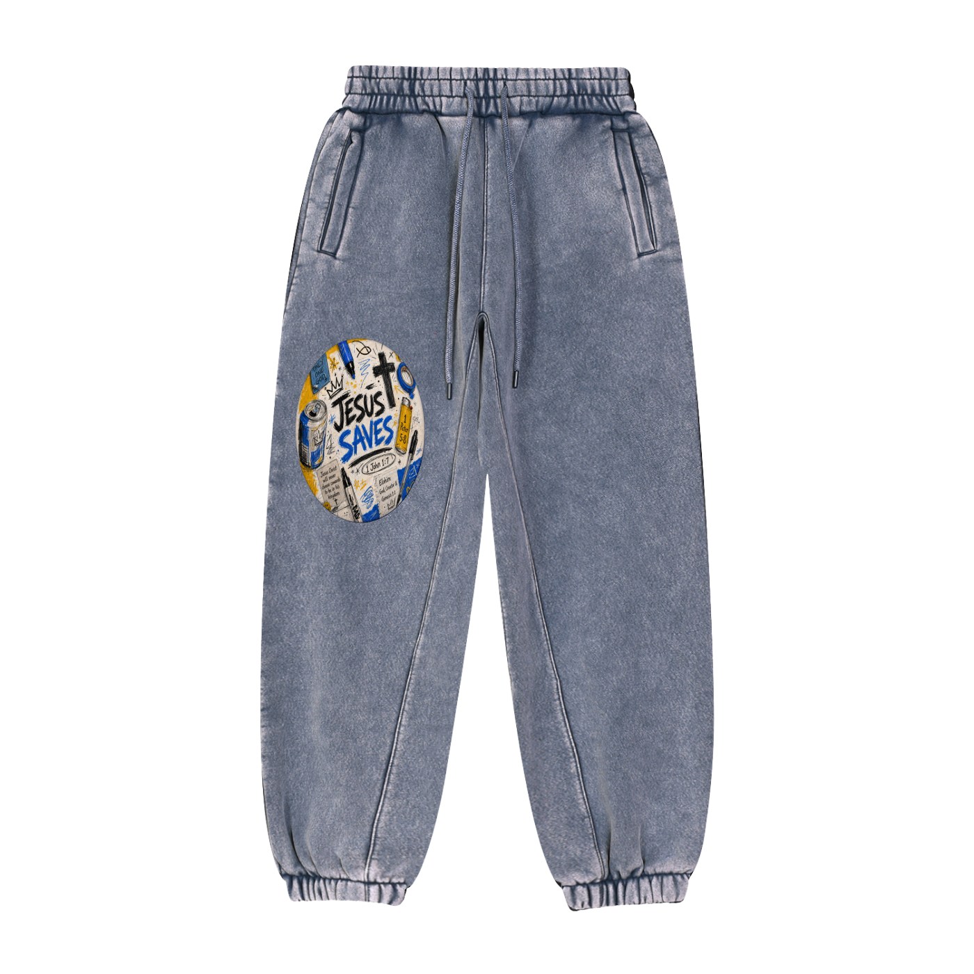 Jesus saves joggers Sweatpants