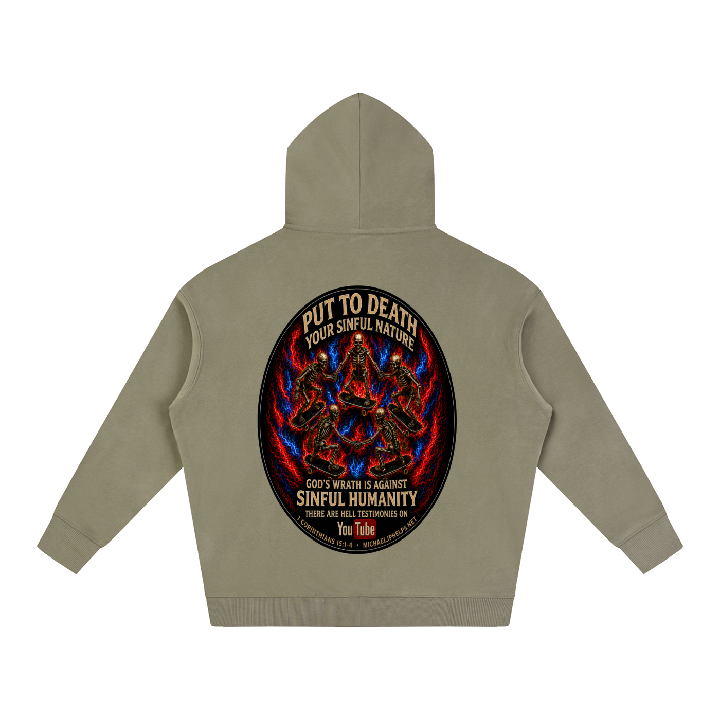 Only saved by the blood of Jesus Hoodie