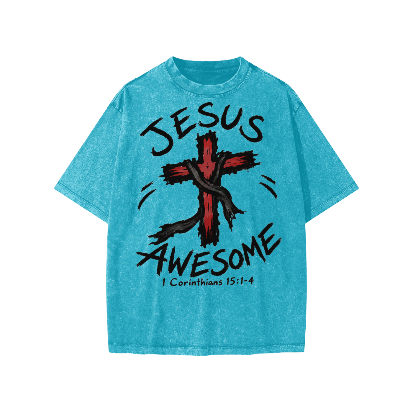 Jesus awesome cross Kids' T-Shirt