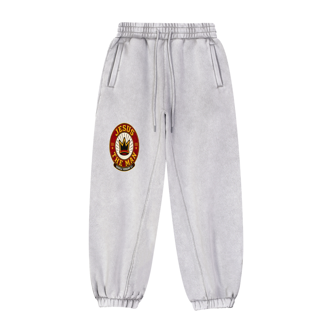 The Jesus man Google Romans 5:1 Sweatpants