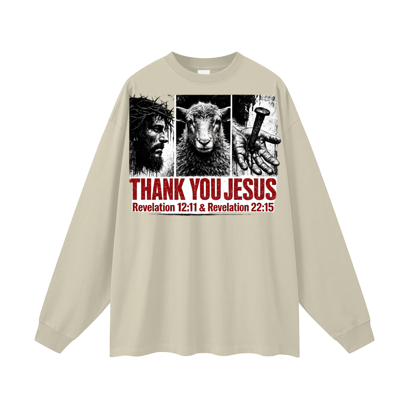 Thank you Jesus Long Sleeve T-Shirt