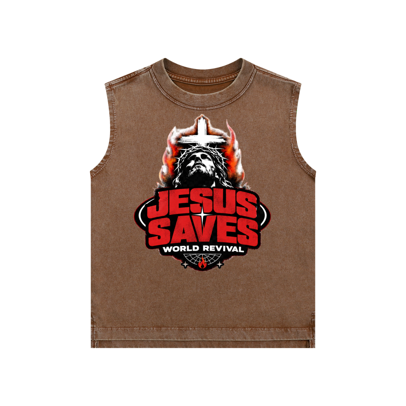 Jesus Saves World Revival Kids' Tank Top