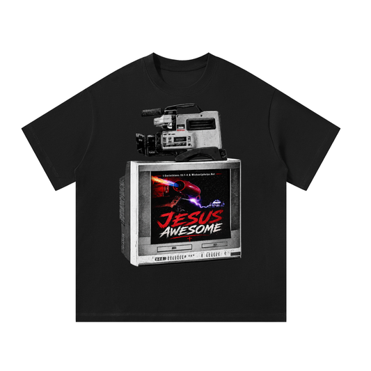 Jesus awesome On a TV T-Shirt
