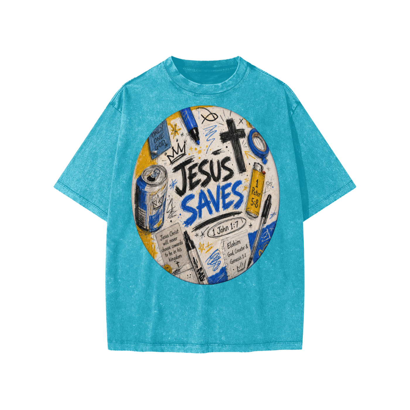Jesus saves Kids' T-Shirt