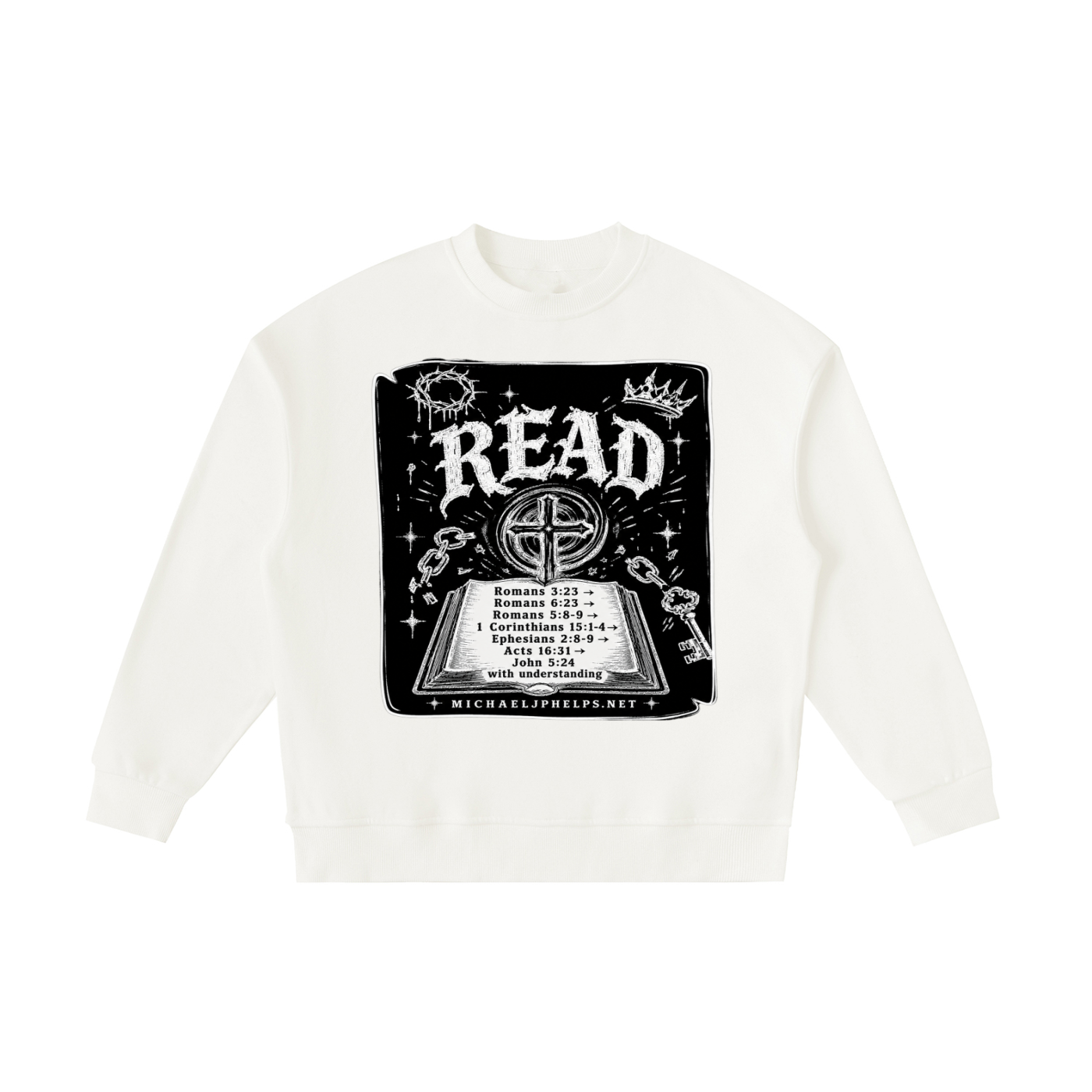 Read youth Crewneck Sweatshirt