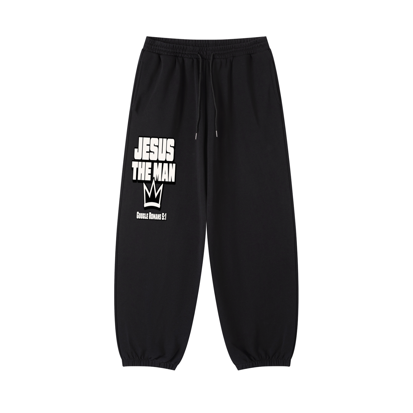 Jesus The Man google Romans 5:1 Sweatpants