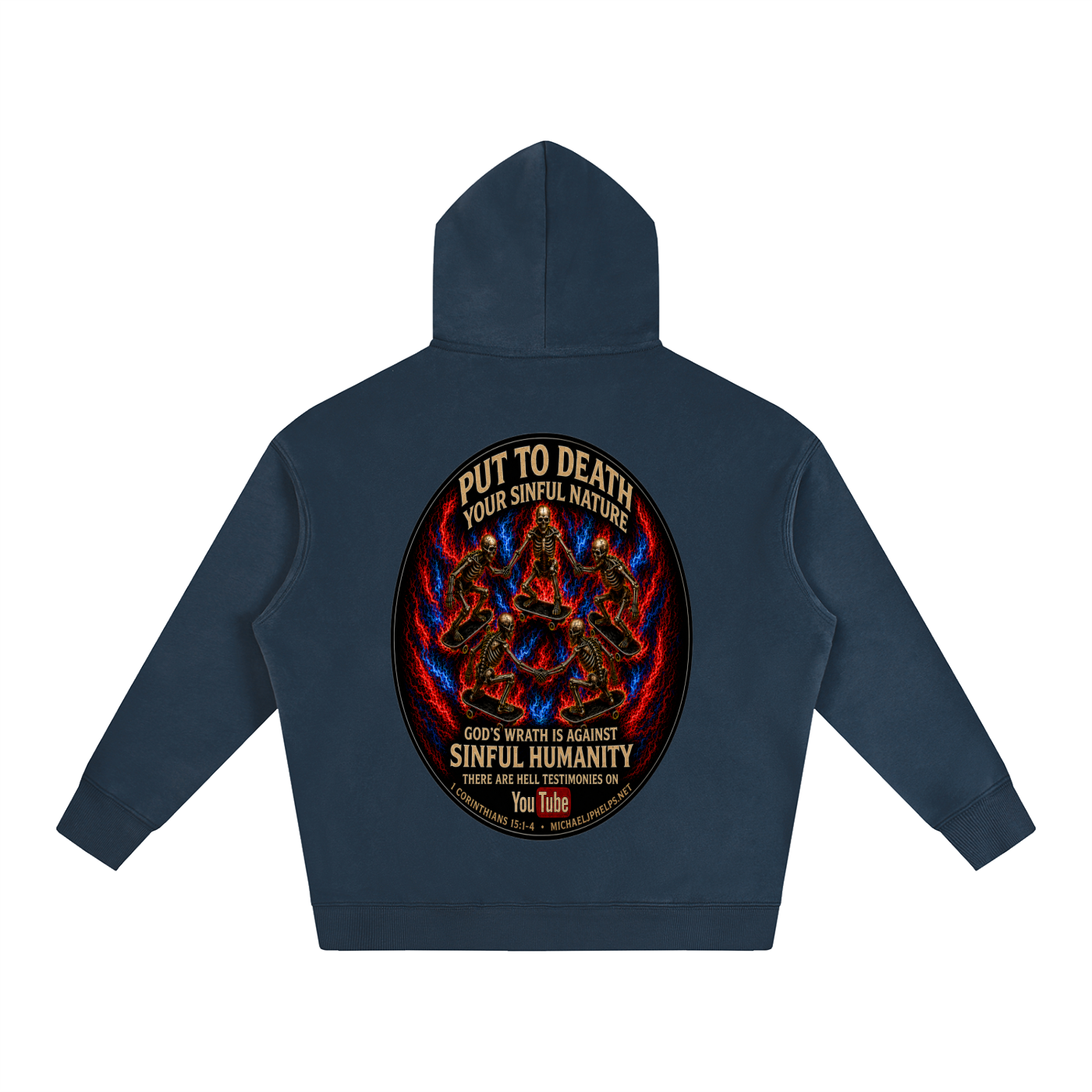 Only saved by the blood of Jesus Hoodie