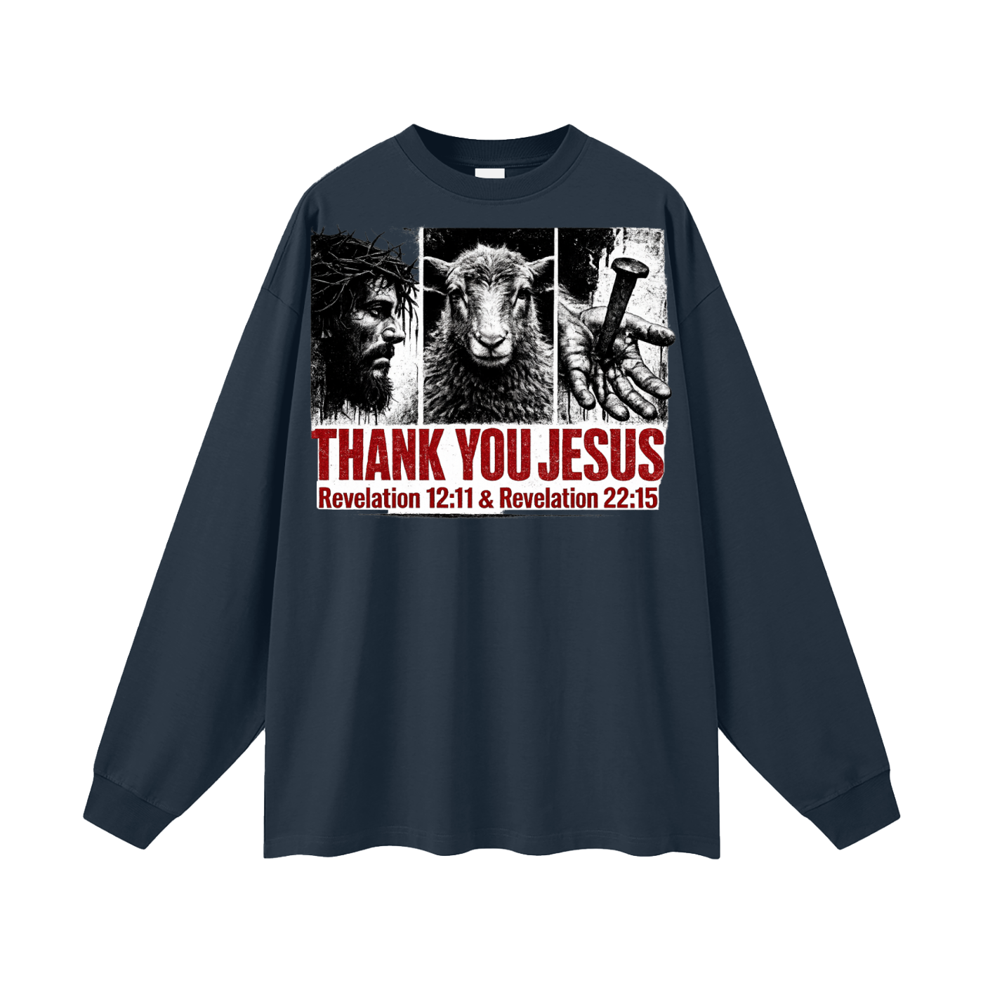 Thank you Jesus Long Sleeve T-Shirt
