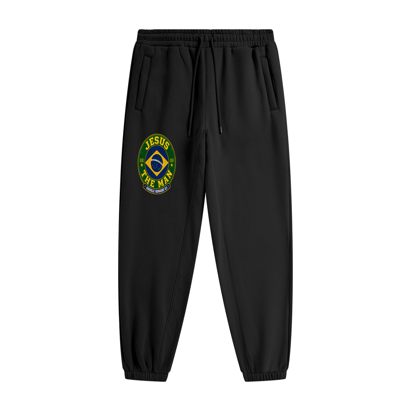 Jesus The Man google Romans 5:1 Brazil style joggers