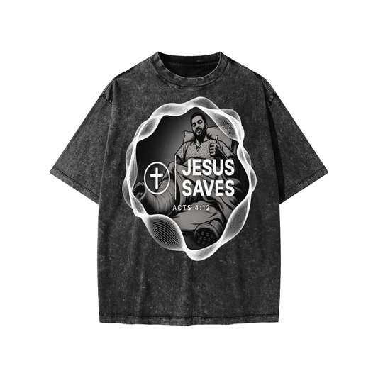 Jesus saves (Acts 4:12) Kids' T-Shirt