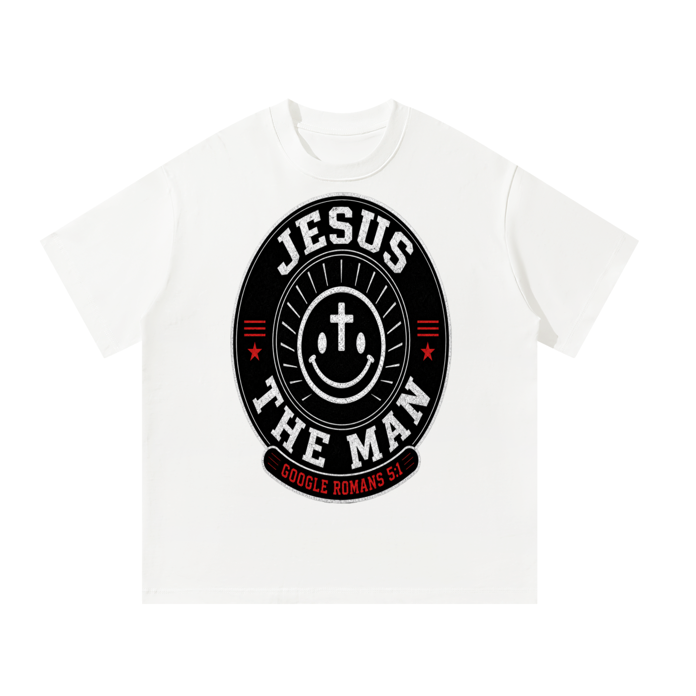 Jesus The Man Google Romans 5:1 T-Shirt
