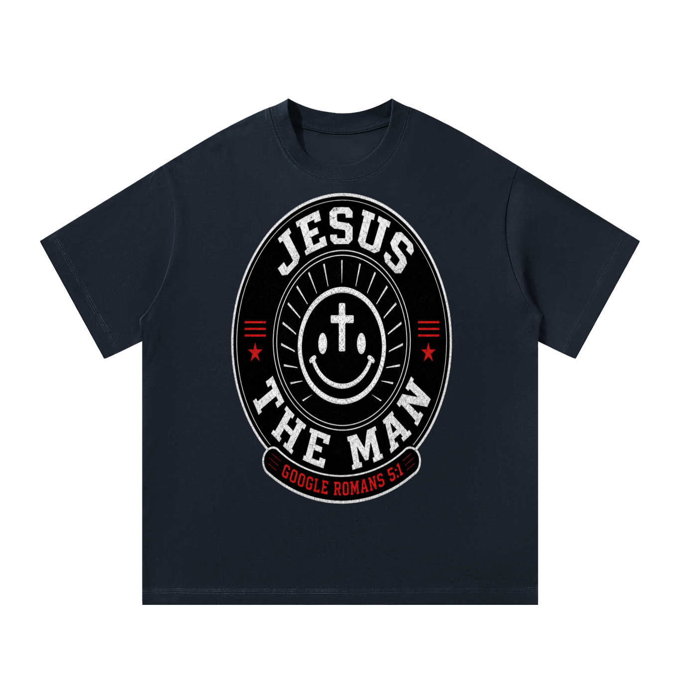 Jesus The Man Google Romans 5:1 T-Shirt