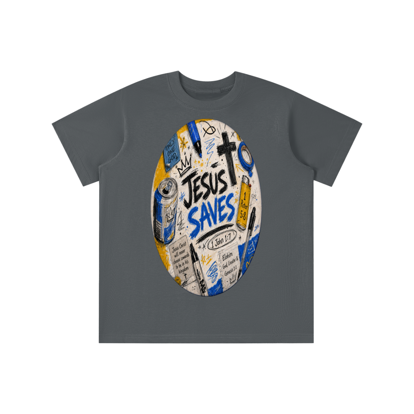 Jesus saves youth T-shirt