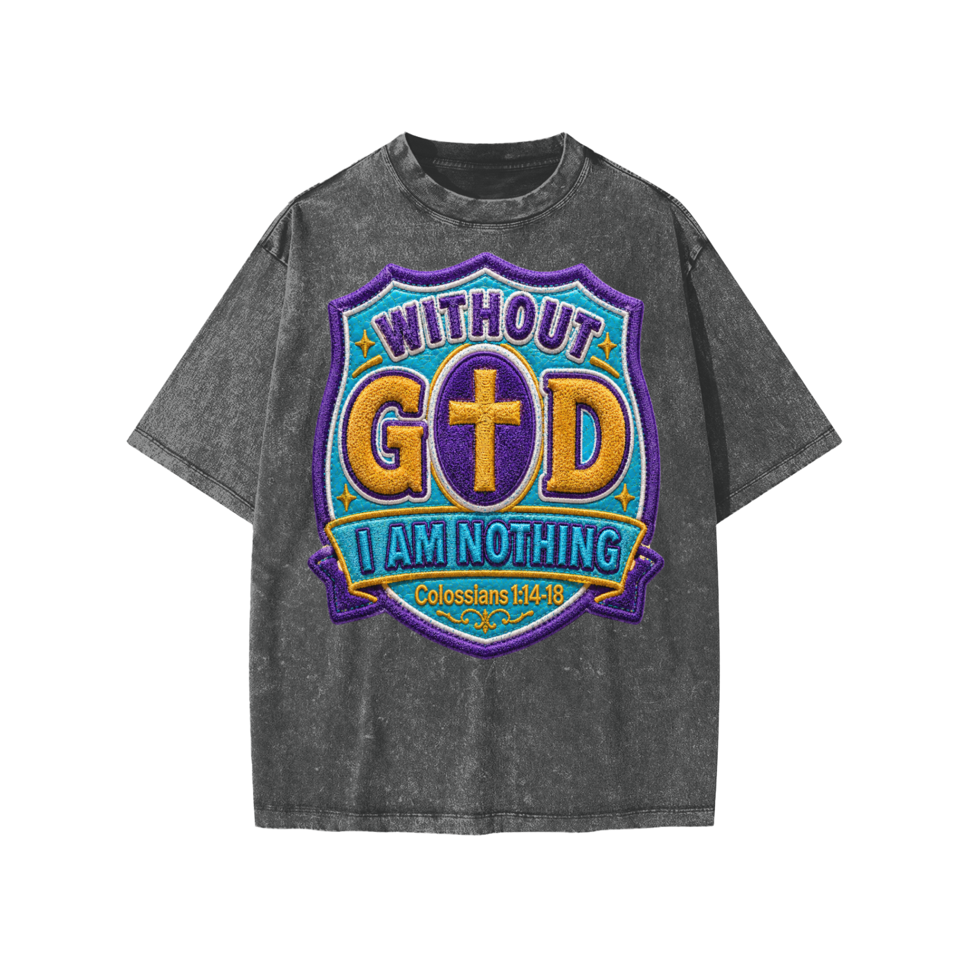 without God I'm nothing Kids' T-Shirt