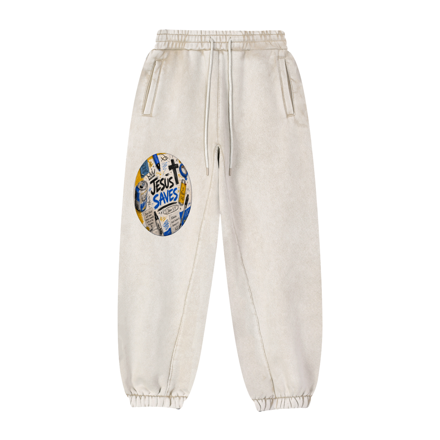Jesus saves joggers Sweatpants