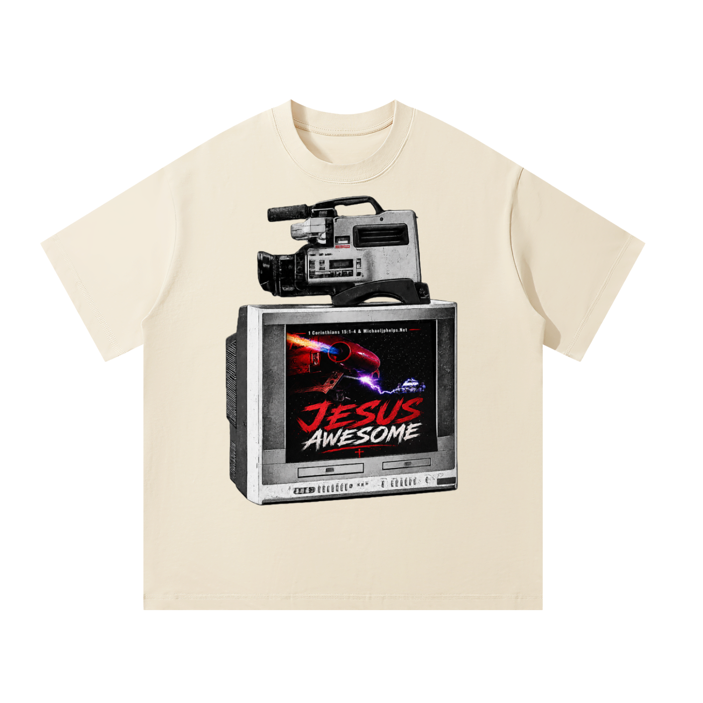 Jesus awesome On a TV T-Shirt