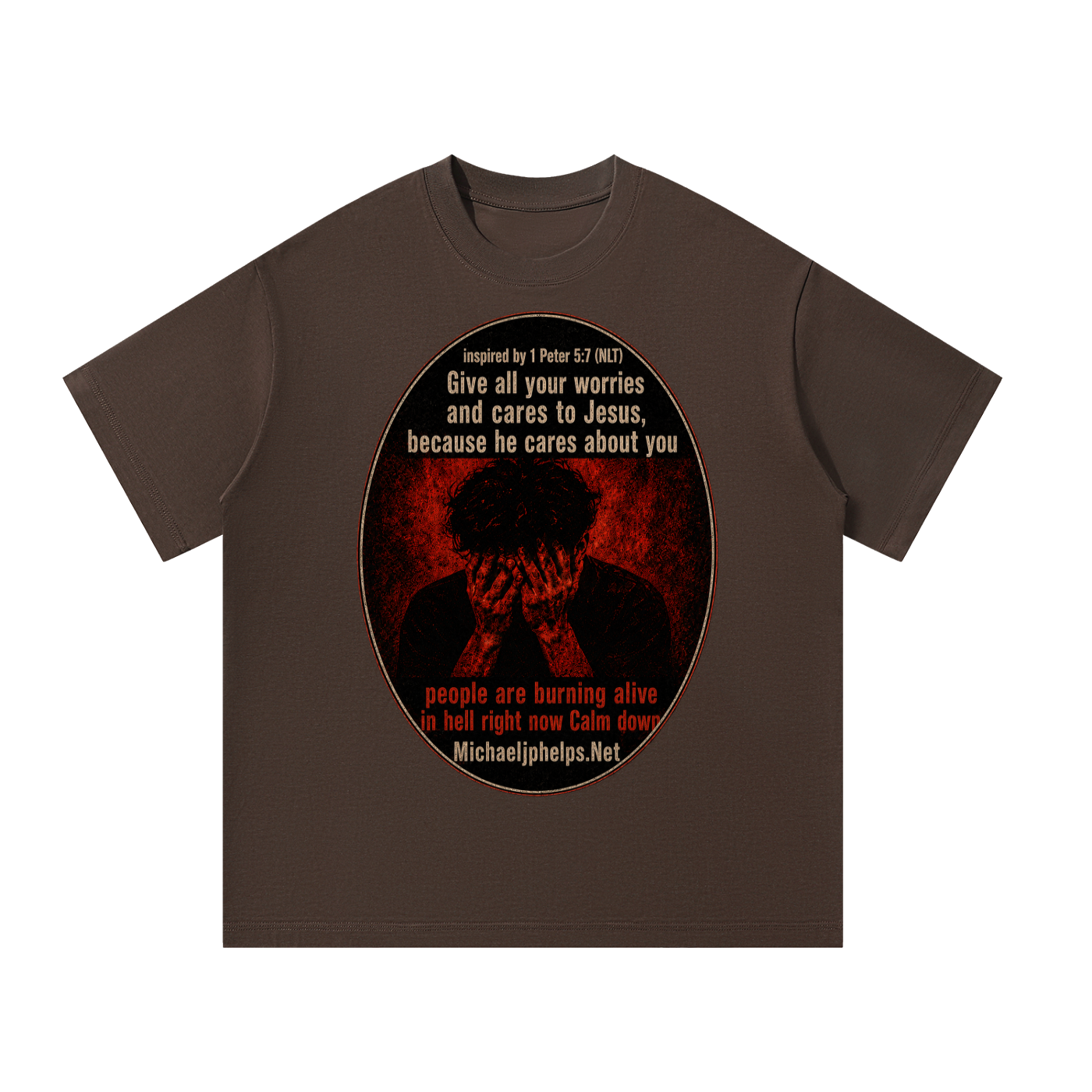 Give all your cares and worries to Jesus T-Shirt