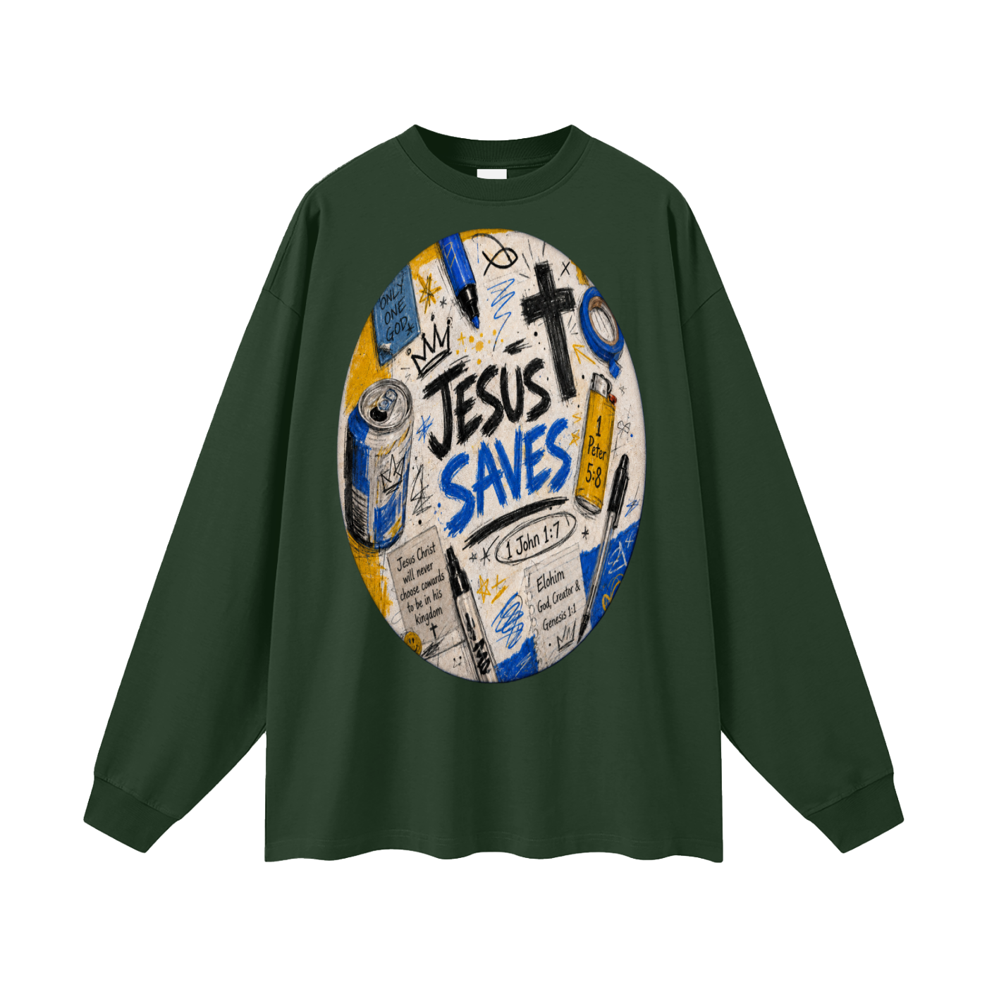Jesus saves  Long Sleeve T-Shirt