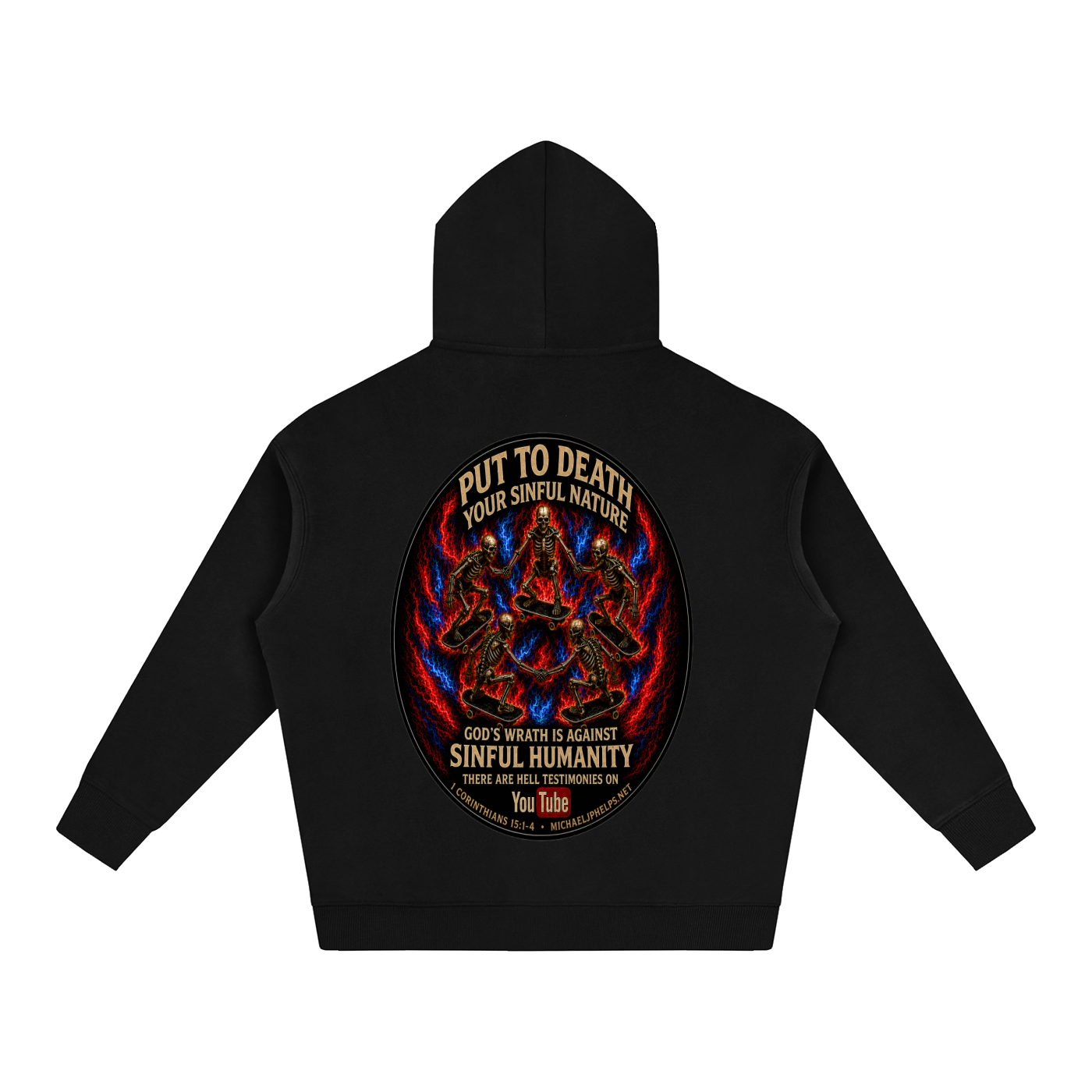 Only saved by the blood of Jesus Hoodie