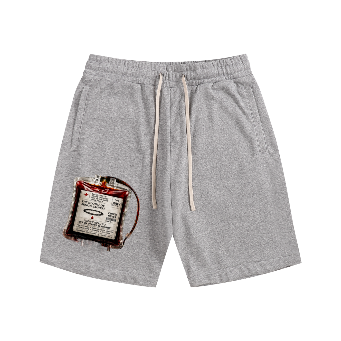 Jesus Blood bag Shorts