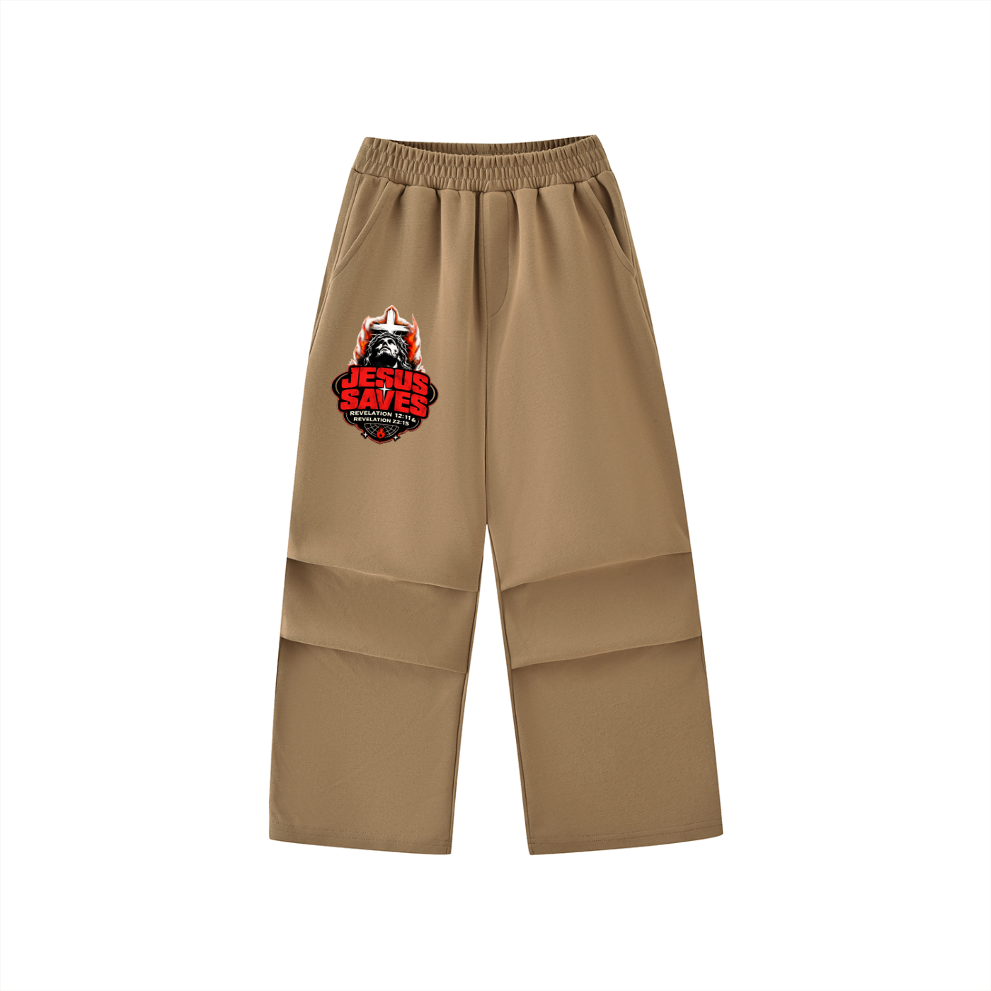 Jesus saves youth Sweatpants