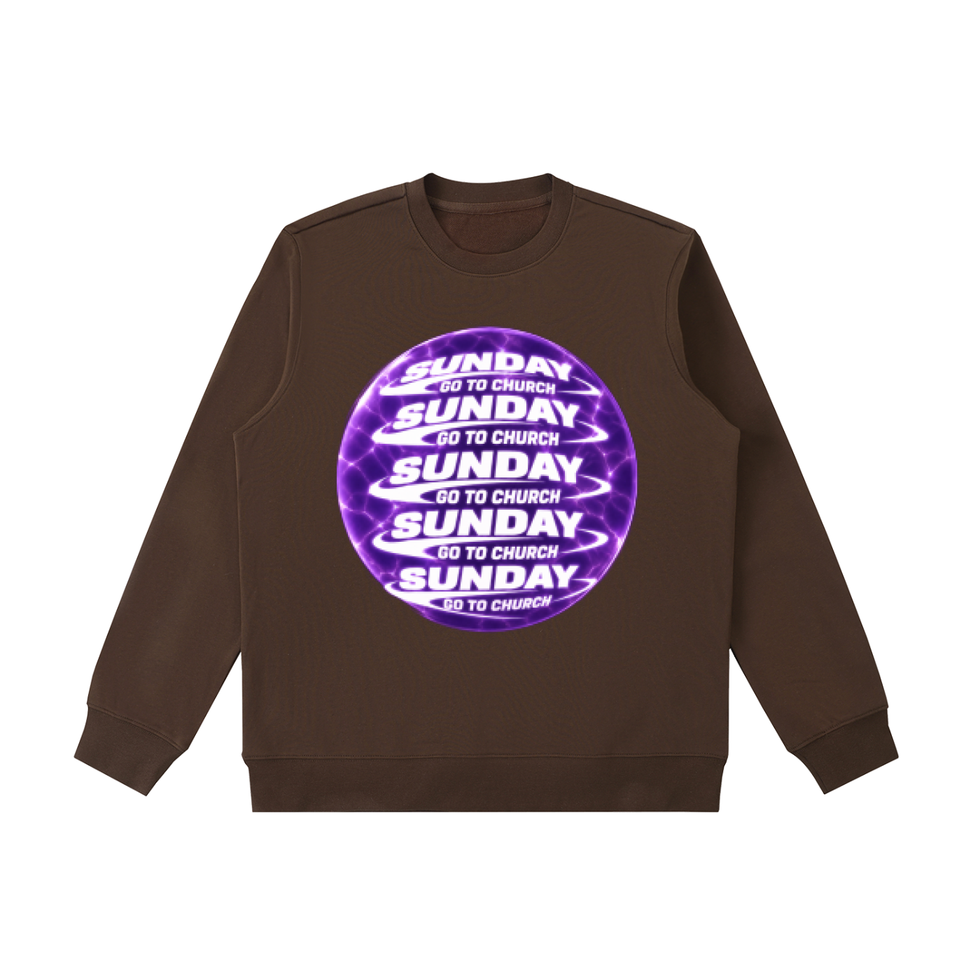Go to church Sunday Crewneck  Sweatshirt