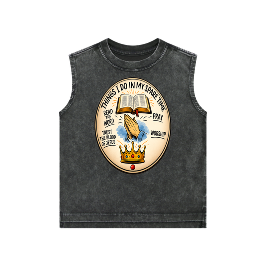 In my spare time kids Tank Top
