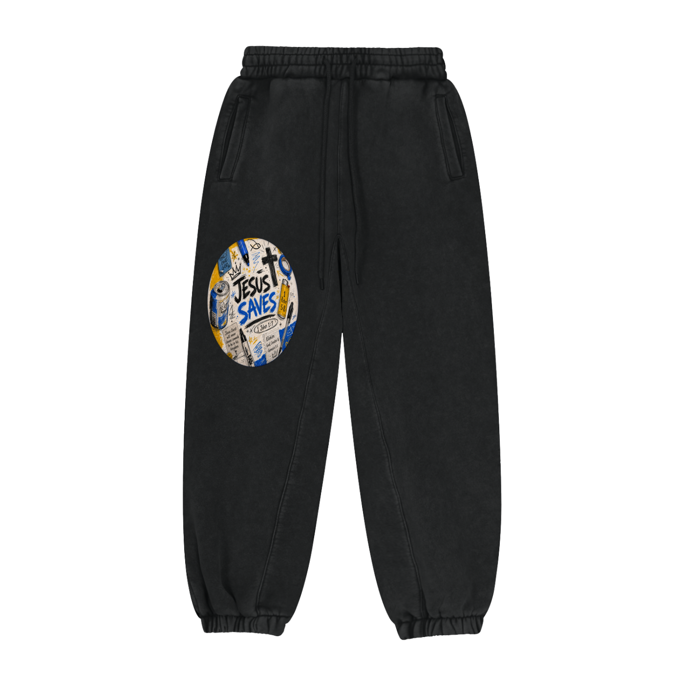 Jesus saves joggers Sweatpants