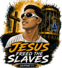 Jesus Freed the Slaves sports Shirt