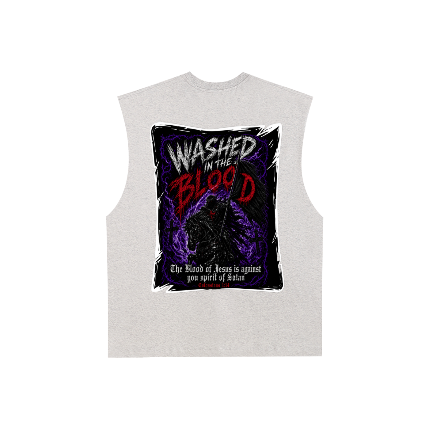 Washed in the blood of Jesus Thank Jesus Tank Top