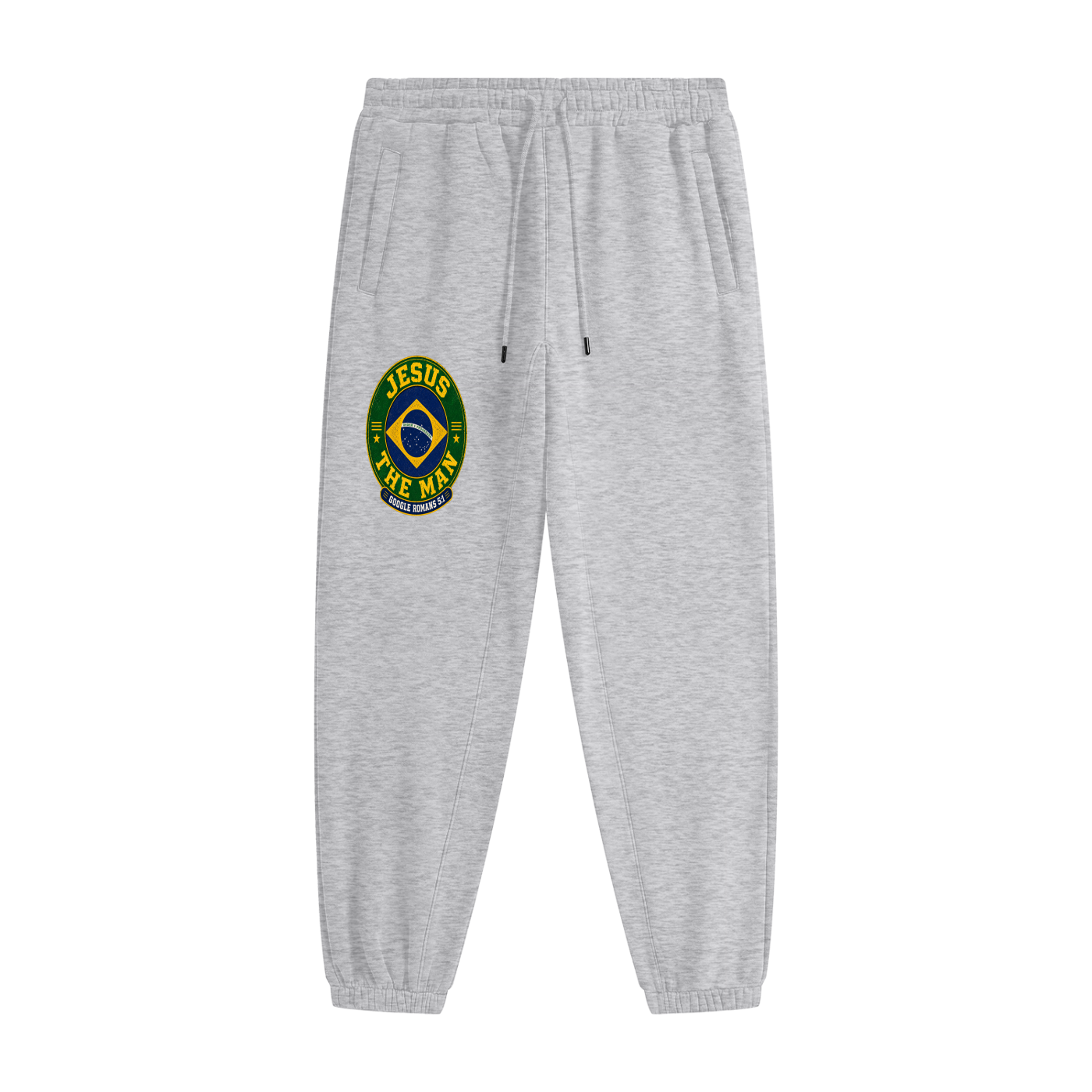 Jesus The Man google Romans 5:1 Brazil style joggers