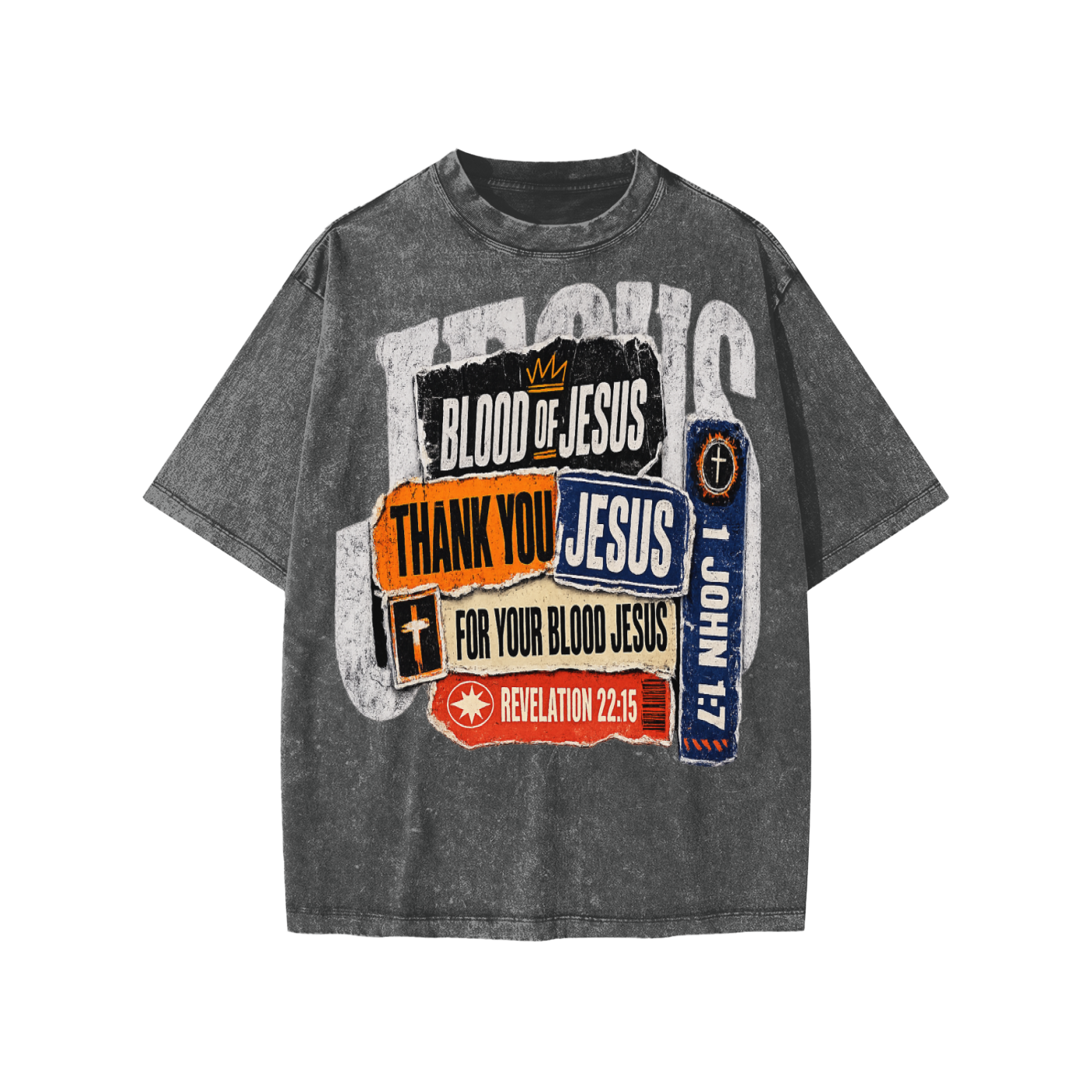 Thank you Jesus for your blood Kids' T-Shirt