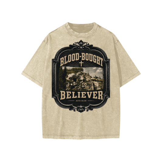 Blood bought believer Kids' T-Shirt