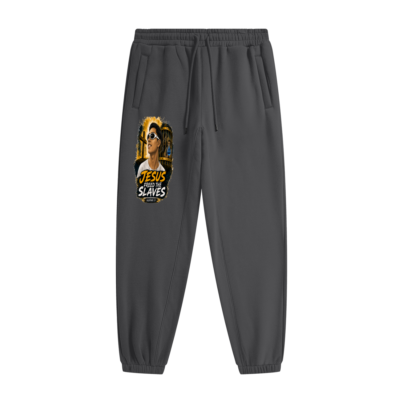 Jesus freed the slaves (Galatians 5:1) Joggers