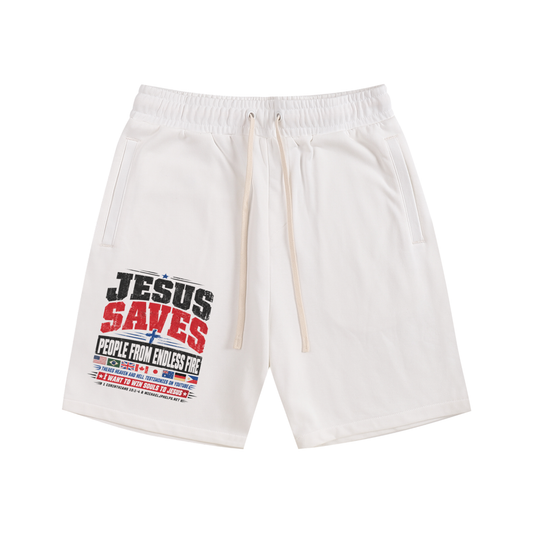 Jesus saves from endless fire Shorts