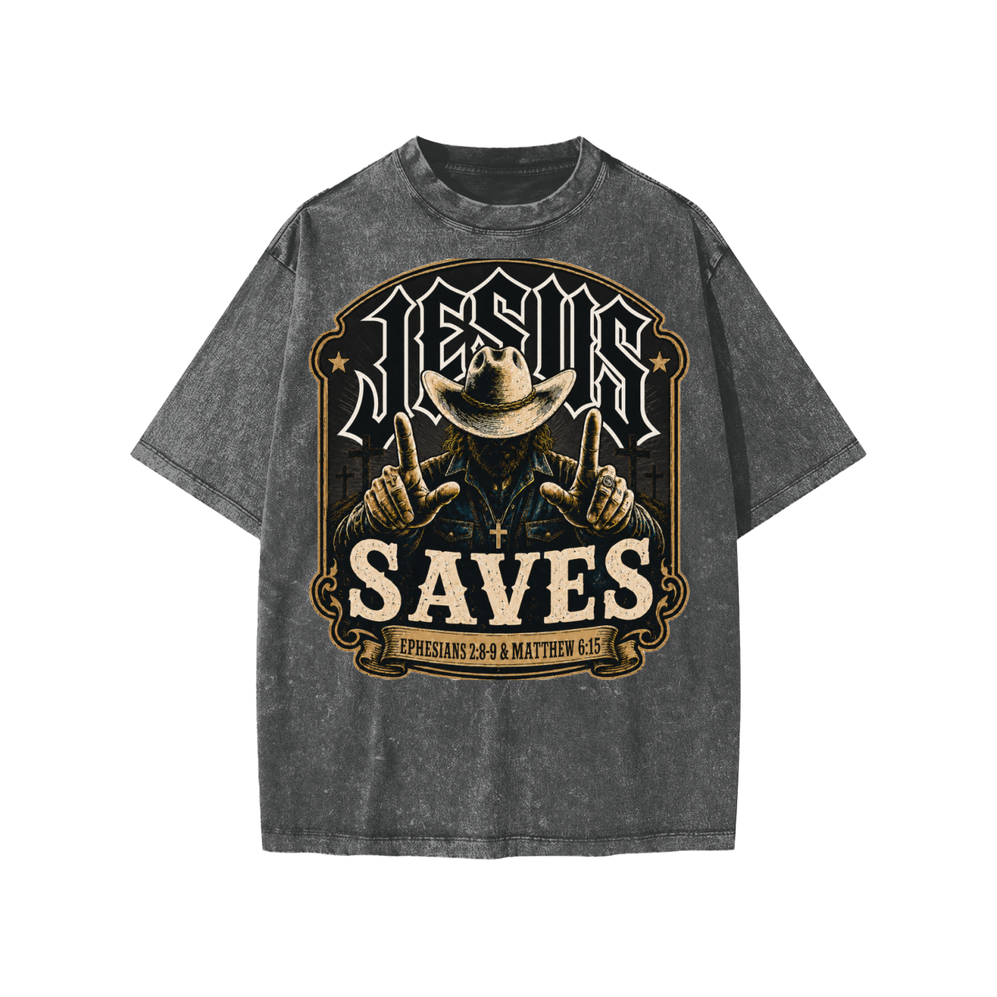 Jesus Saves Cowboy Kids' T-Shirt