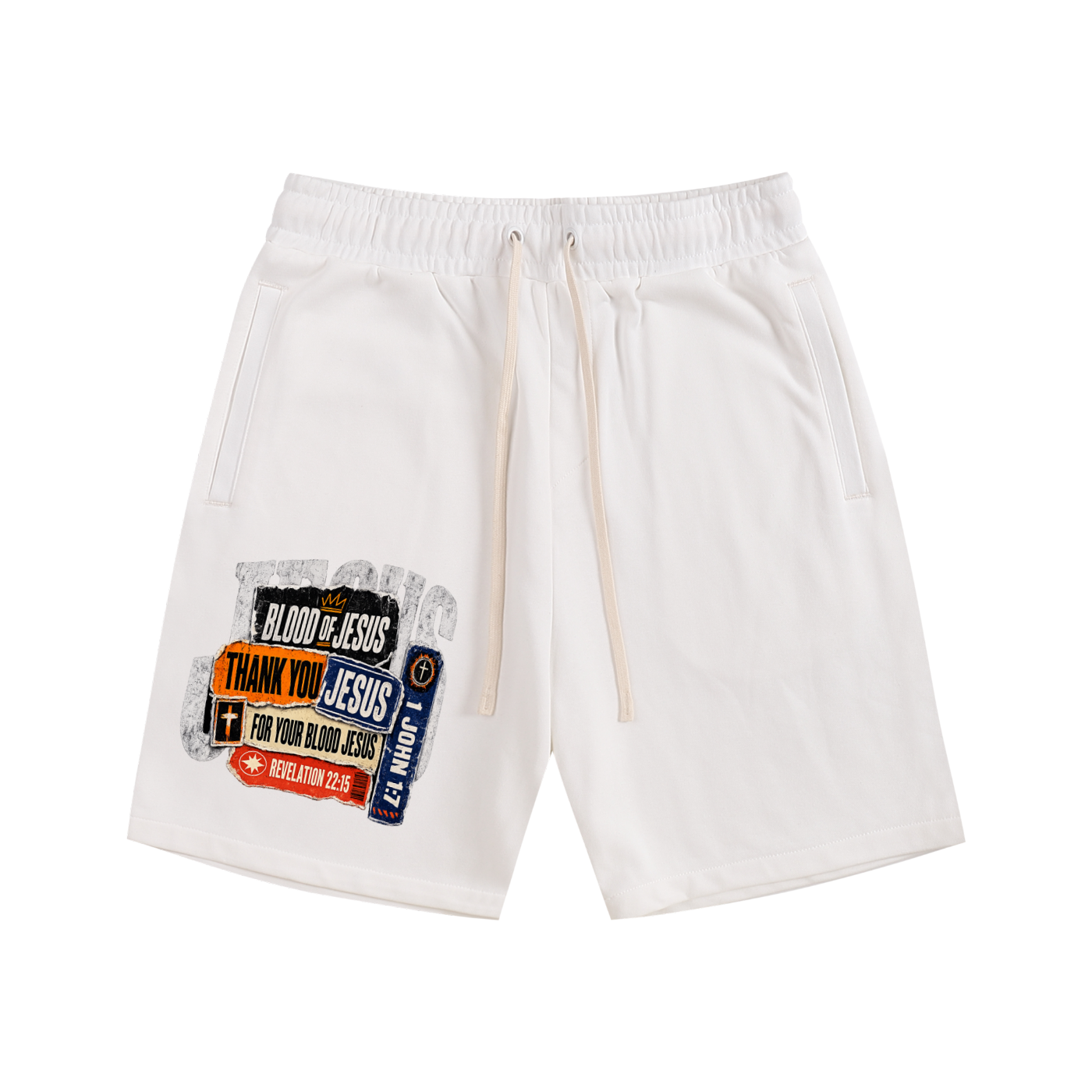 Thank you Jesus for your Blood Shorts
