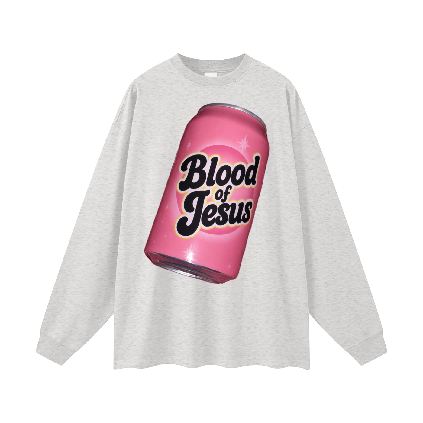 Blood of Jesus can Long Sleeve T-Shirt