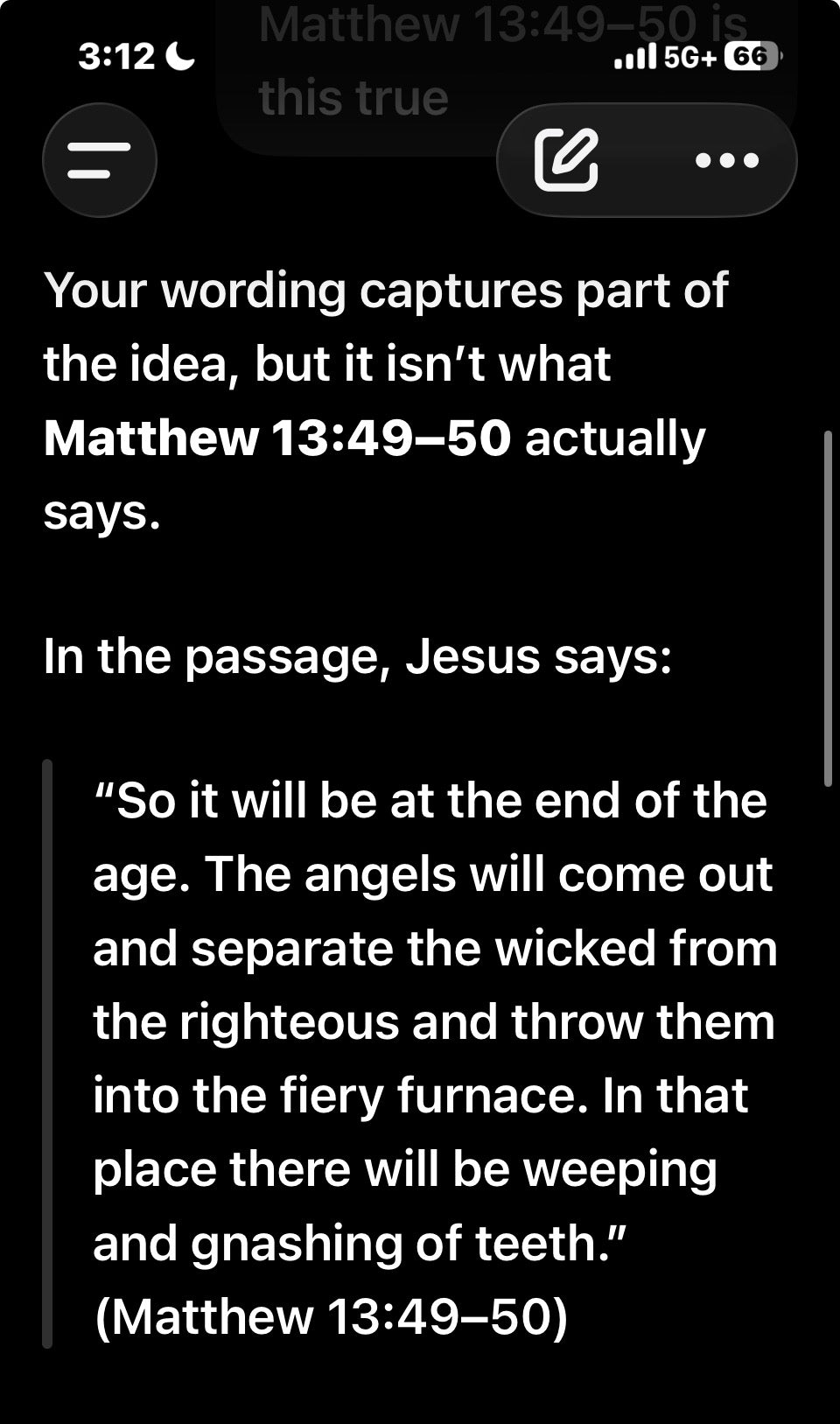 Angels of Lords will take good influences and bad influences and the bad influences will be thrown into fire that never goes out
