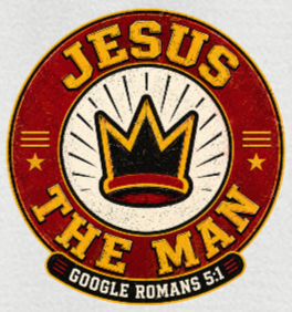 The Jesus man Google Romans 5:1 Sweatpants