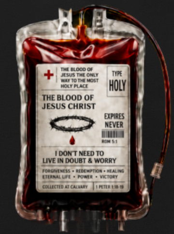 Jesus Blood bag Shorts