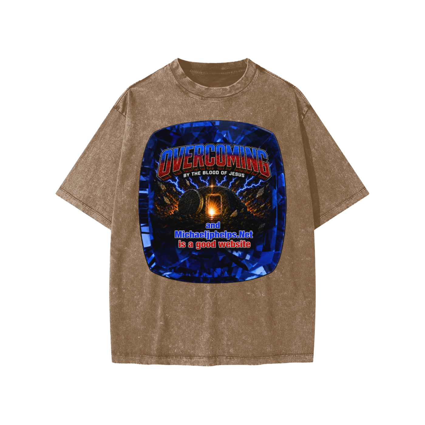 Overcoming by the blood of Jesus Kids' T-Shirt