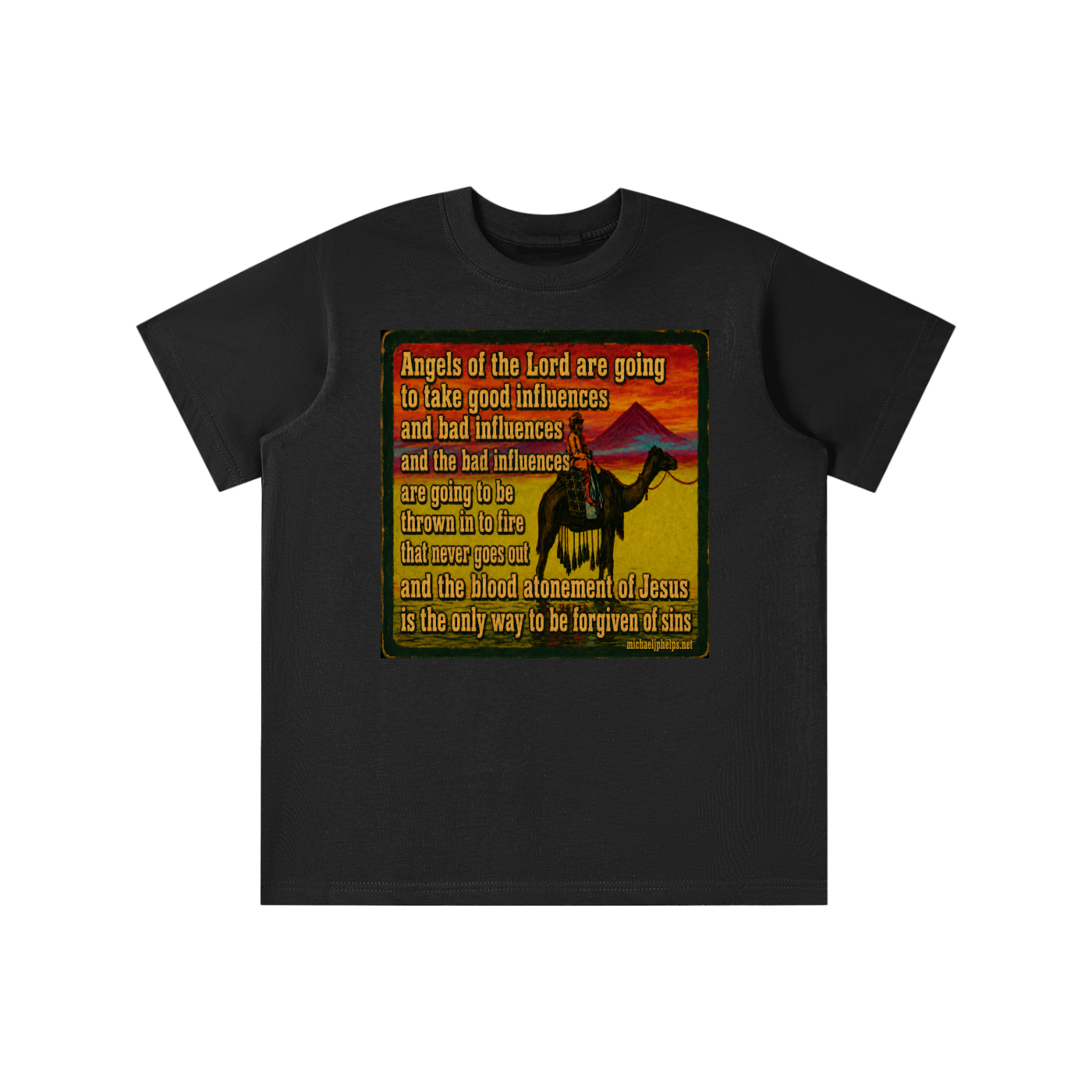 Angels of the Lord will do this youth T-shirt