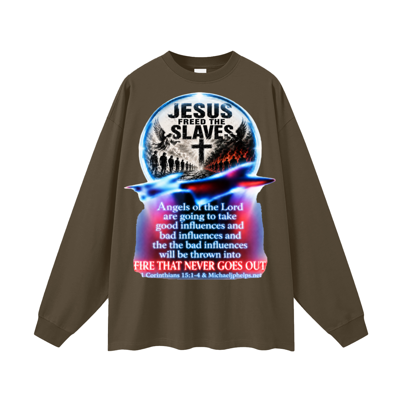 Jesus Freed The Slaves Long Sleeve T-Shirt