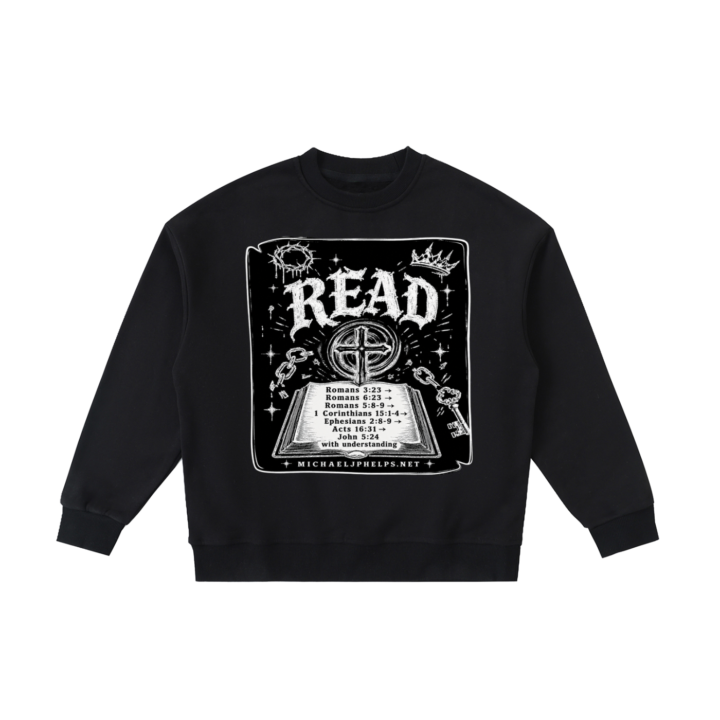 Read youth Crewneck Sweatshirt