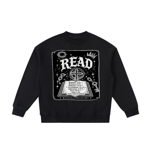 Read youth Crewneck Sweatshirt