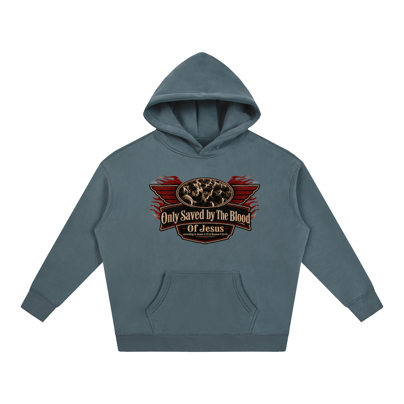 Only saved by the blood of Jesus Hoodie
