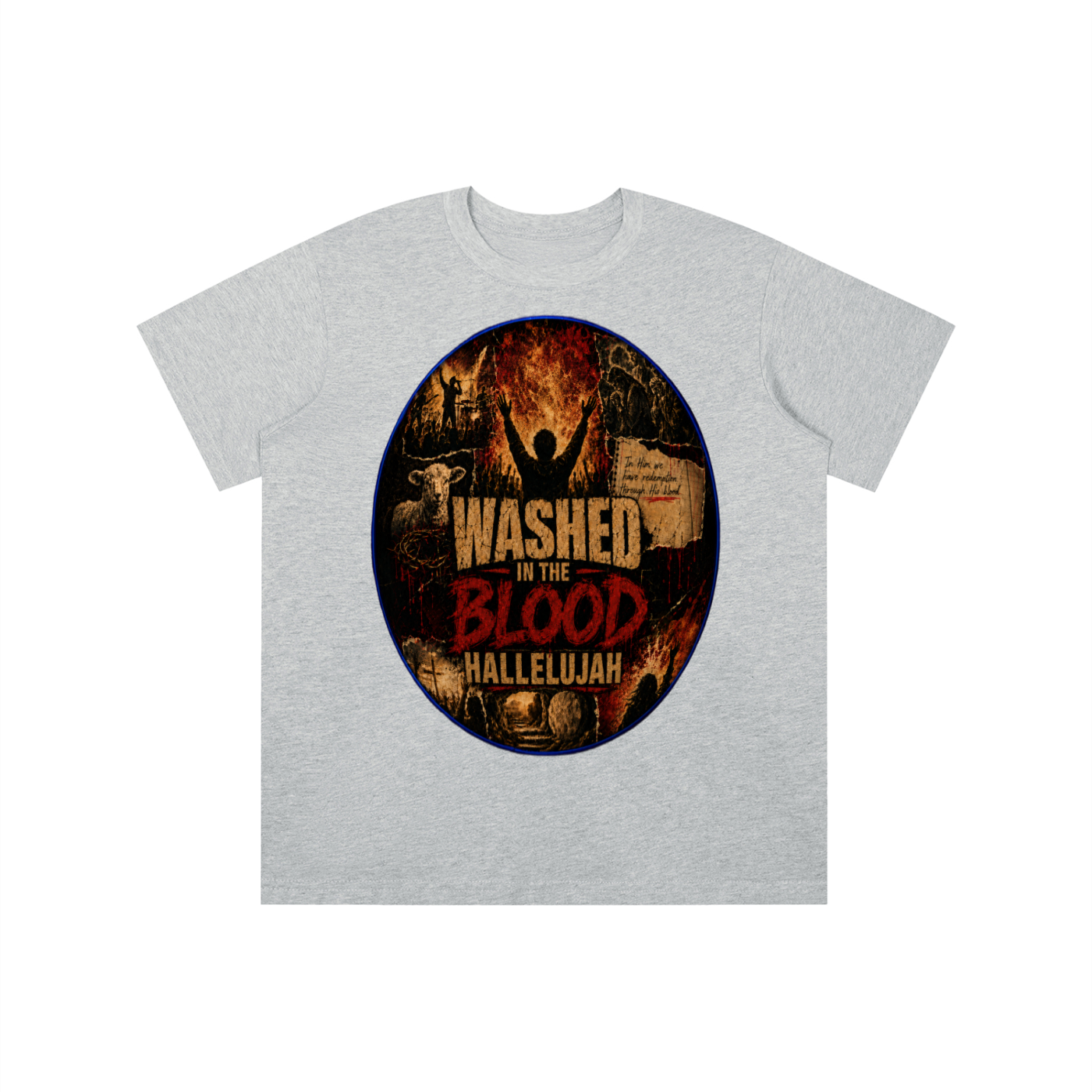 Washed in the blood of Jesus youth T-shirt