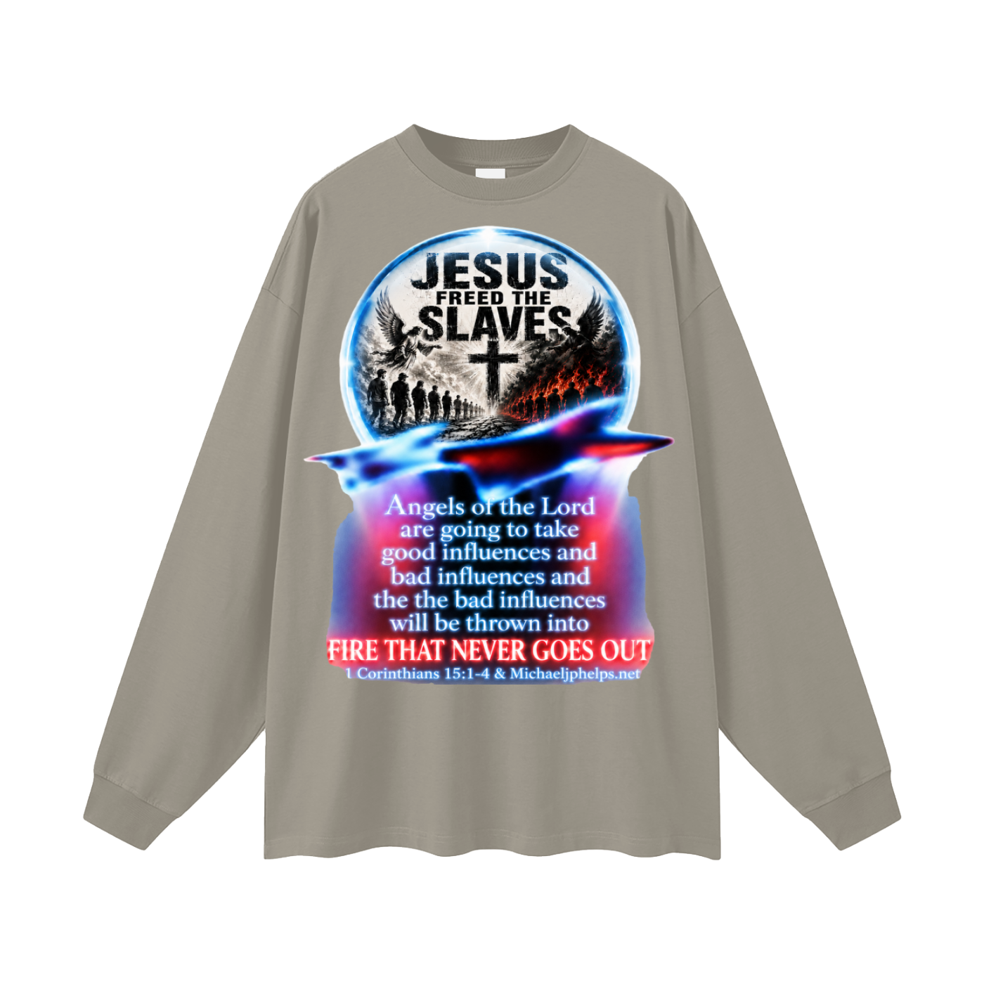 Jesus Freed The Slaves Long Sleeve T-Shirt